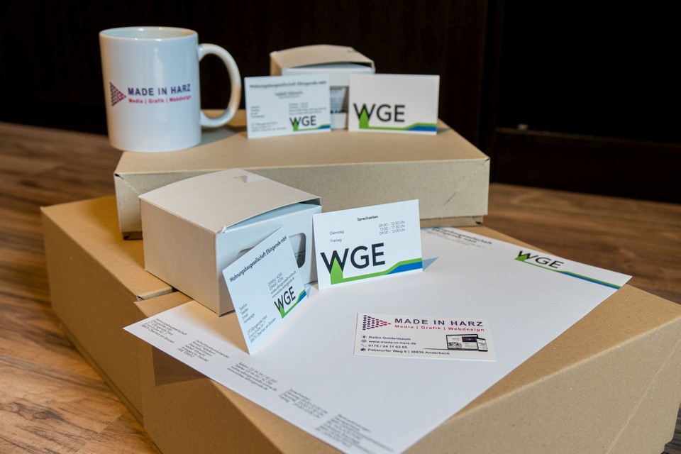 Harz Corporate Design Briefpapier drucken lassen