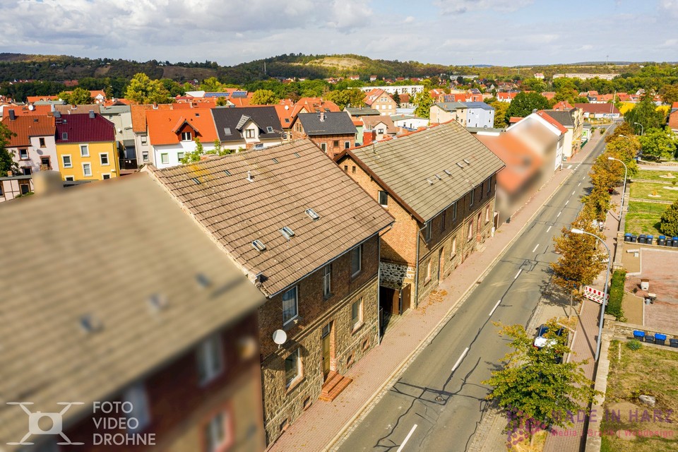 Luftaufnahmen für Immobilien Verkauf in Thale